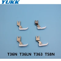 t36n t36ln narrow zipper foot with plastic bottom fit for all of industrial single needle lockstitch sewing machine accessories