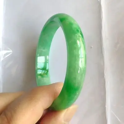 

Zheru jewelry натуральный бирманский жадеит 54 мм-64 мм светильник-зеленый браслет элегантные принцессы ювелирные изделия лучший подарок