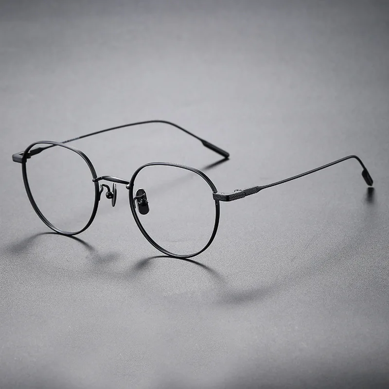 Очки с защитой от синего излучения из чистого титана овальные полноразмерные