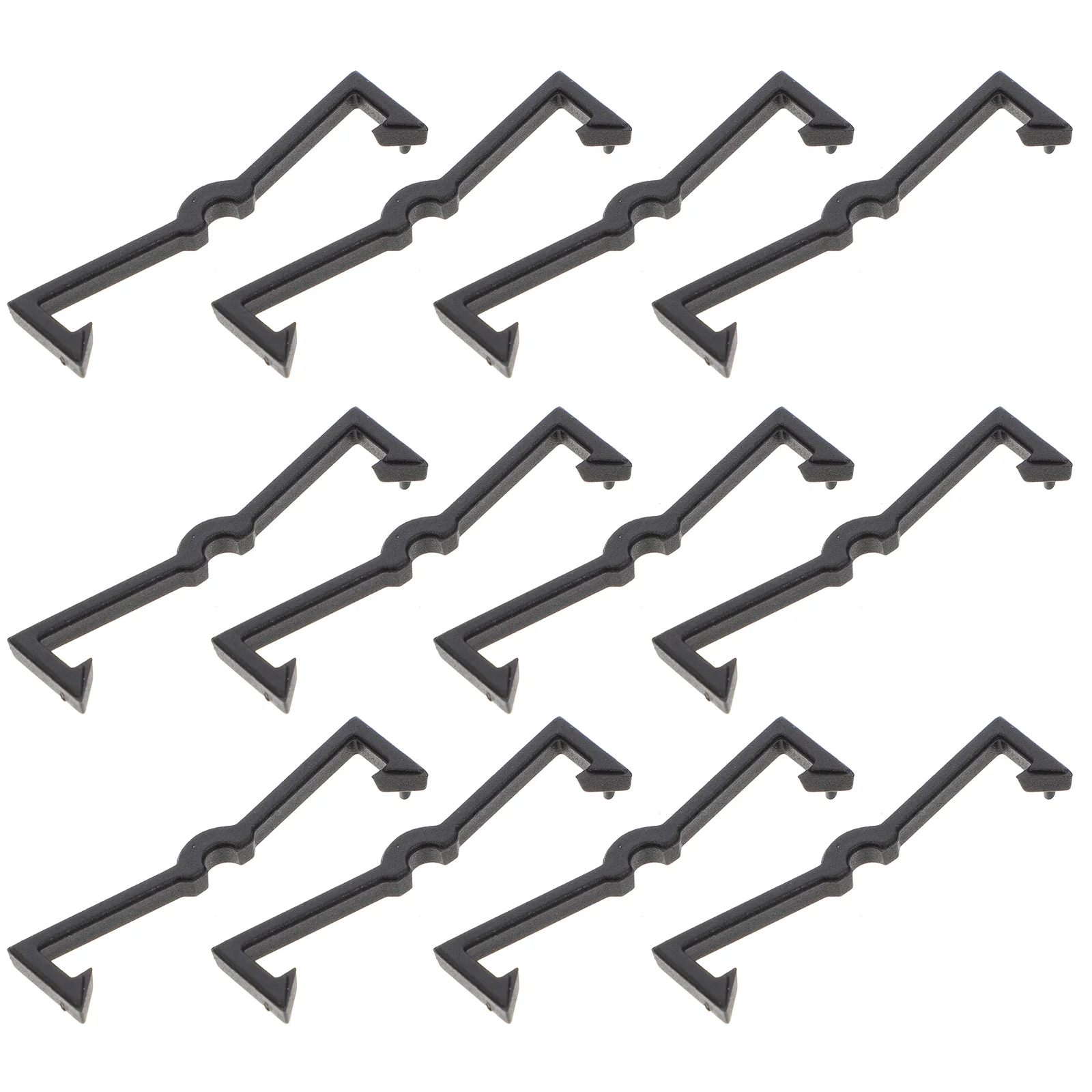 

100 Pcs Hook Fastening Buckle Plastic Clothes Hanger Peg Board Fixer Shackle Pegboard Display Organizer Accessories Tool hooks