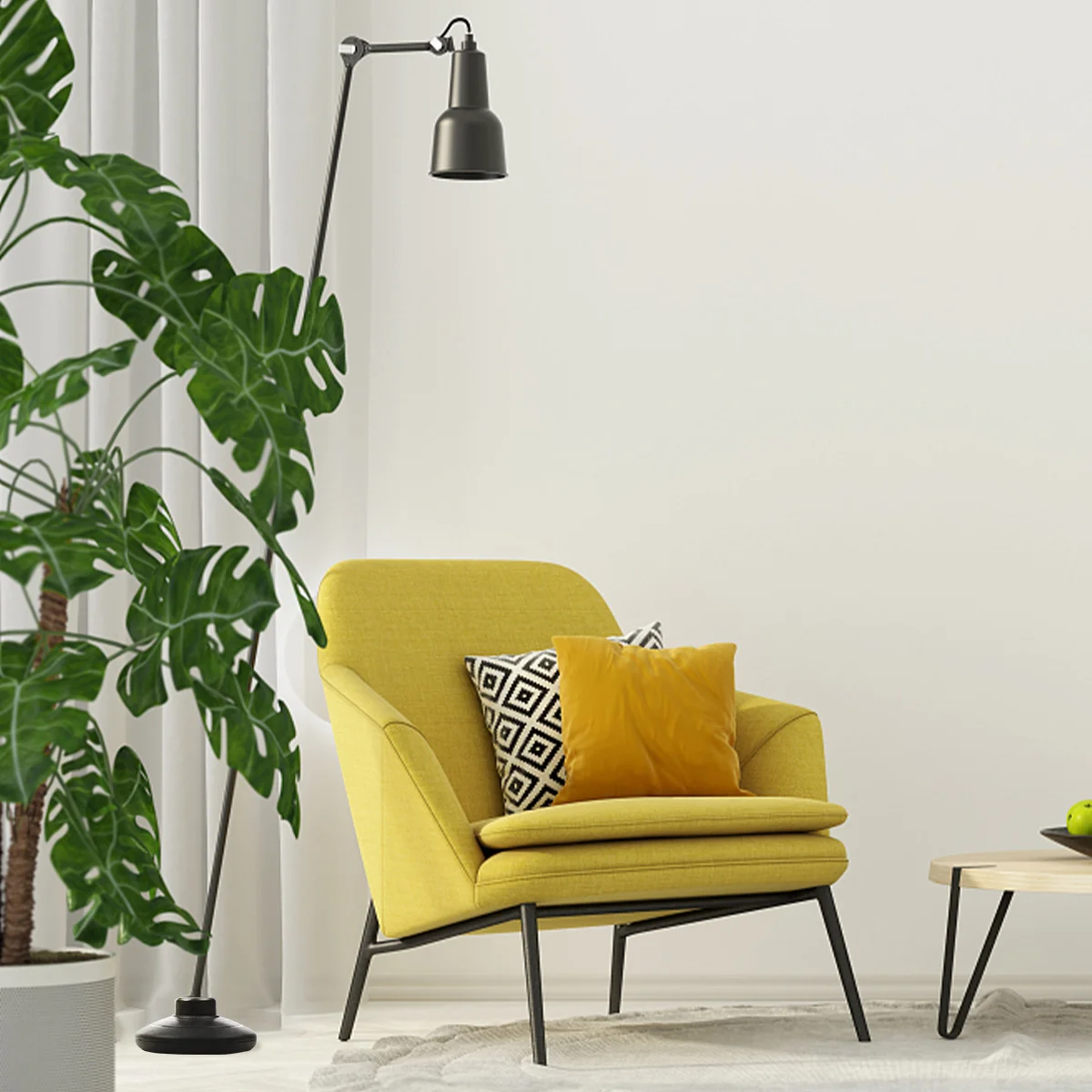 4 шт. круглая педаль лампы ножной переключатель для светодиодного освещения