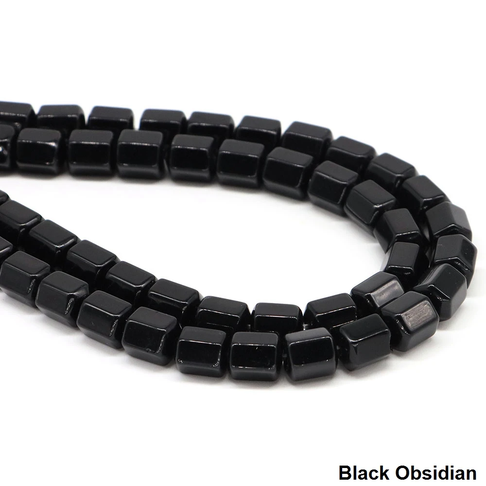 Натуральные хрустальные камни шестигранные призмы 8x10 мм