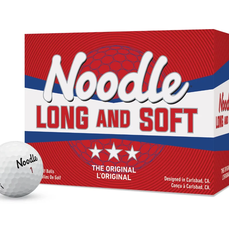 

Noodle Long and Soft Golf Balls, 24 Pack, White