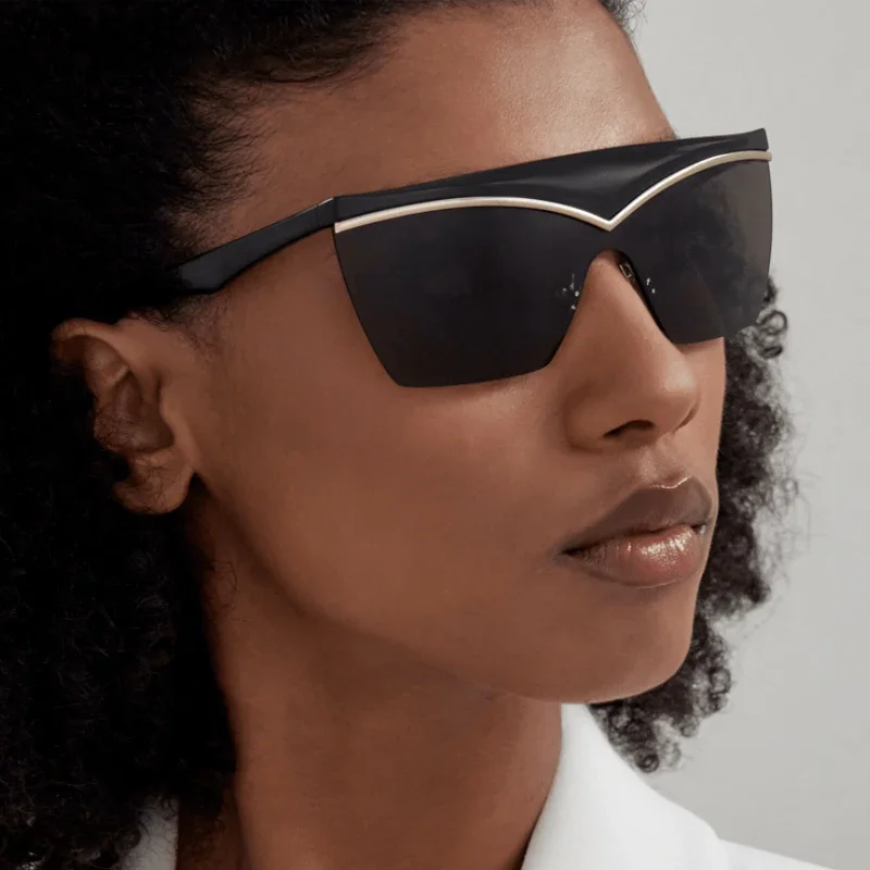 Солнцезащитные очки в стиле ретро для мужчин и женщин большой квадратной оправе