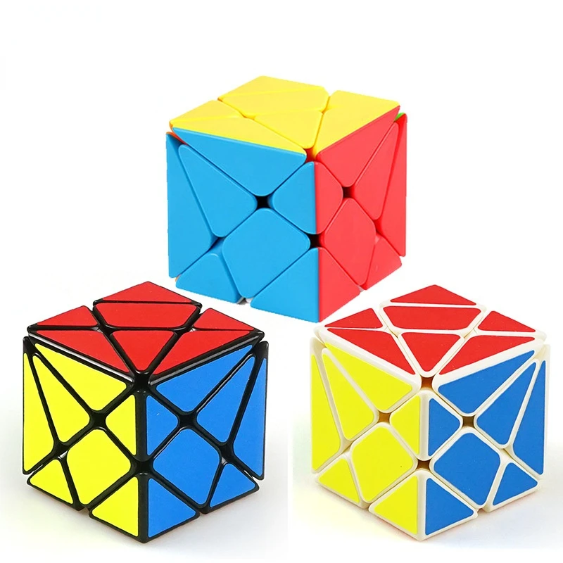 

3x3x3 Black Body Magic Cube Rubix Change Irregularly Jinggang Professional Cubo Magico Puzzle Speed Axis Cube Home Fidget Toys