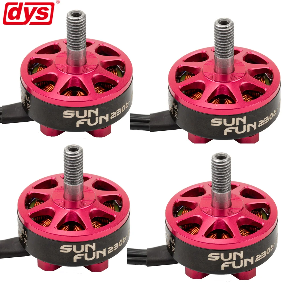 

DYS SUN FUN 2306 1750/2500KV CW Thread 4-6S Brushless Motor For RC FPV Racing Drone Quadcopter Spare Parts