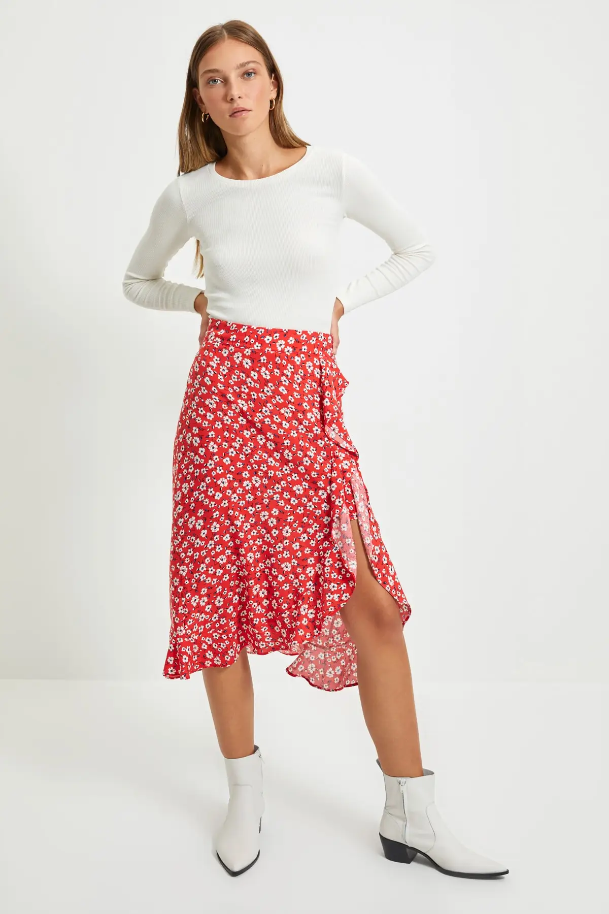 

Trendyol Flounces Skirt TWOAW22ET0104