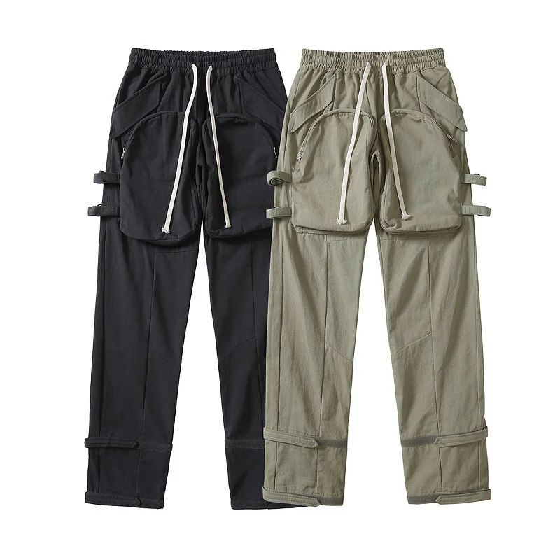 High Street Pocket Zipper Function Tactical Shell Tooling Pants Leggings Casual Trousers Outdoor Hunting Cargo Hiking Overalls