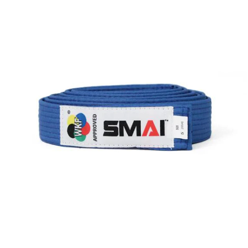 Фото Акционные WKF сертифицированные SMAI карате матч пояса карате соревнования с красным и синим ремнем матч №2