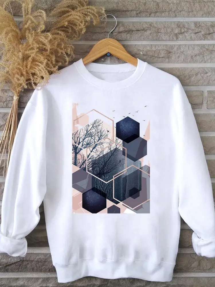 

Clothing Casual Fashion Lovely Trend Abstract Pullovers Ladies Women Spring Autumn Winter Female Hoodies Graphic Sweatshirts