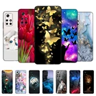 Чехол для POCO M4 Pro 5G, задняя крышка телефона 6,6 дюйма для Xiaomi POCO M4 Pro 5G 2021, чехлы, силиконовый защитный бампер, черный чехол из ТПУ