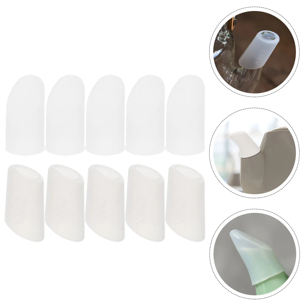 

Teapot Spout Coffee Bar Accessories Cover Mouth Sleeves Kettle Silica Gel Drip Tips Silicone Covers