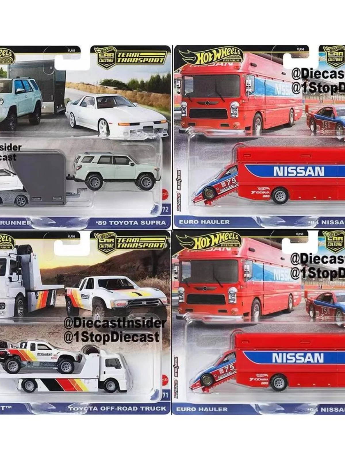 FLF56 HOT WHEELS 1:64 nissan 300 ZX GTS OFF-ROAD TRUCK supra Коллекция литого под давлением сплава модель