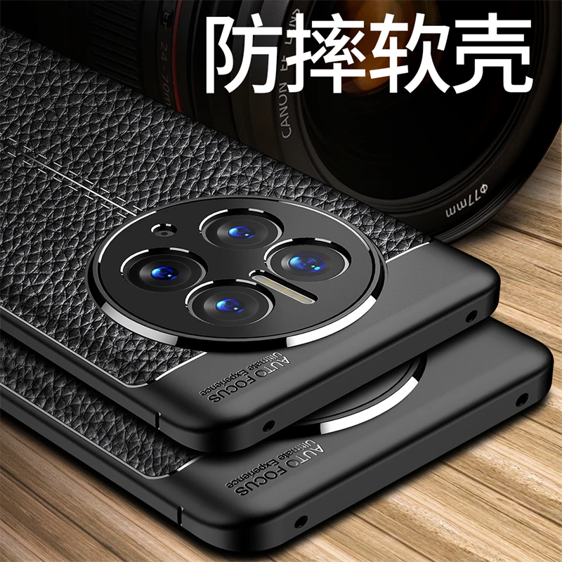 For Cover Huawei Mate 50 Pro Case For Huawei Mate 50 Pro Capa Shockproof Bumper Soft TPU Leather Cover For Fundas Mate 50 Pro