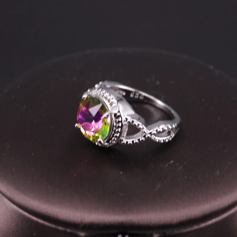

Silver 925 Rings for Women Rainbow Zircon Wedding Rings Part Engagement Jewelry Women Rings Jewelry Ring Fine Jewelry