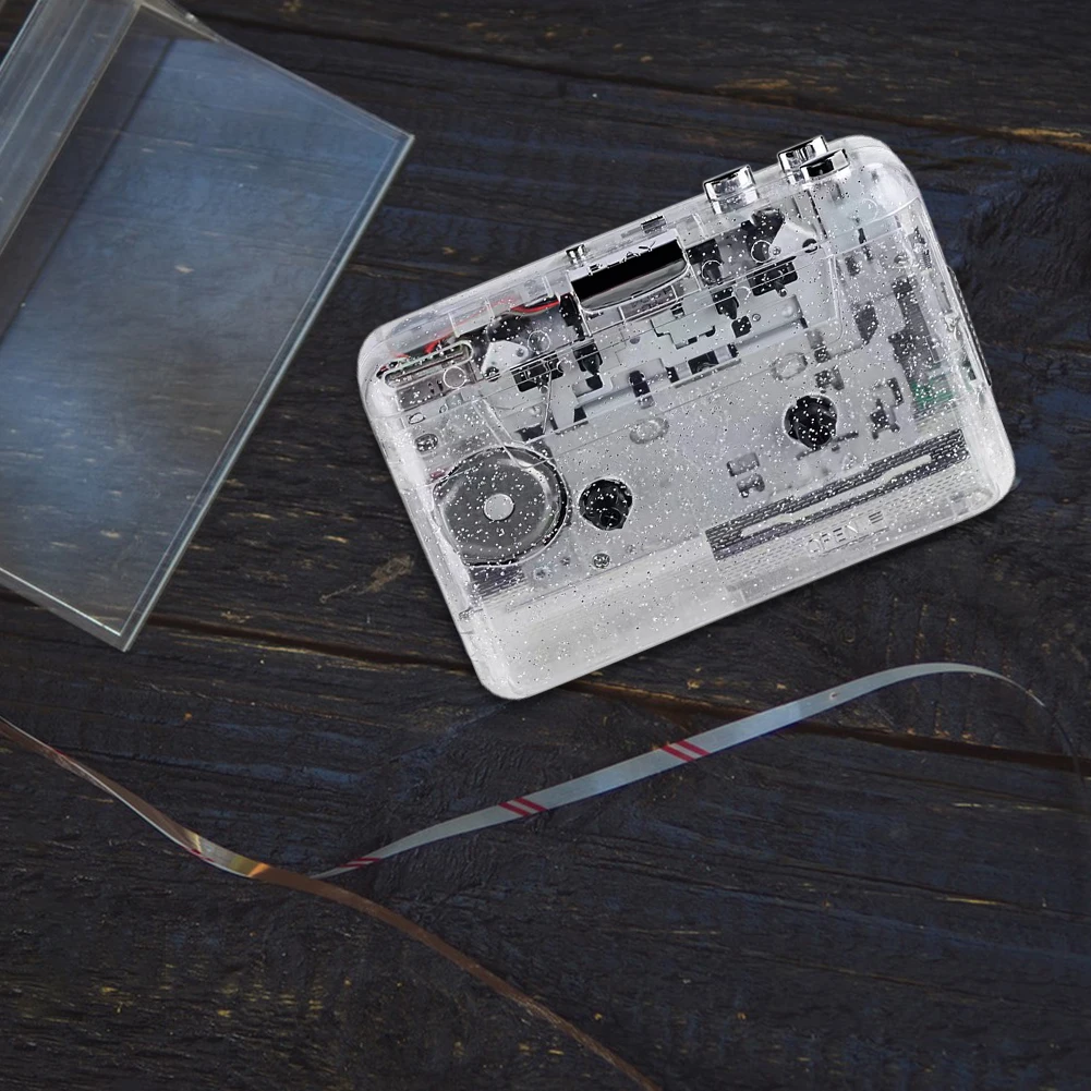 

Ленточный проигрыватель USB2.0, полностью прозрачный корпус, USB Type-C, для прослушивания музыки на английском языке