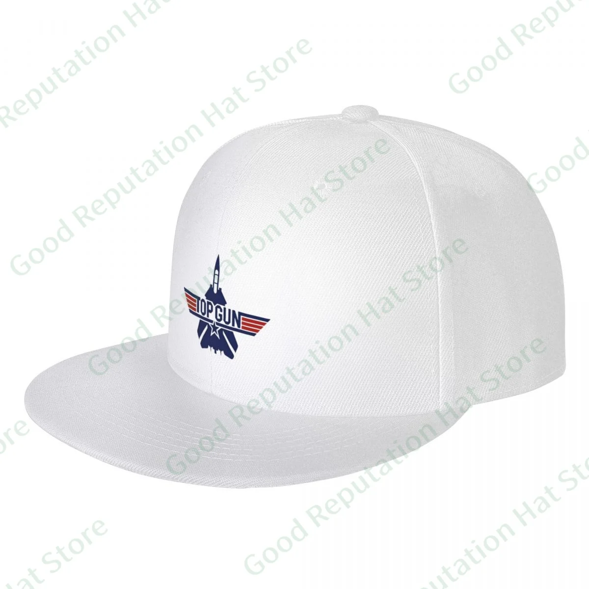

Popular Fighter Jets Top Gun Baseball Cap Flat Peak Hip Hop Sun Flat hat Hats Men Women Caps Male Casual Travel Outdoor Sun Hats
