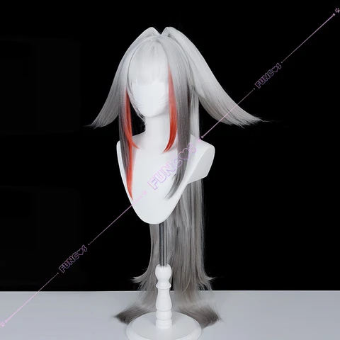 Ye Shunguang парик Zenless Zone Zero белый серый градиент