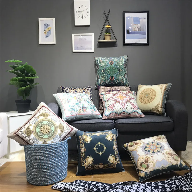 

Женская декоративная наволочка для подушки в гостиную, 45x45