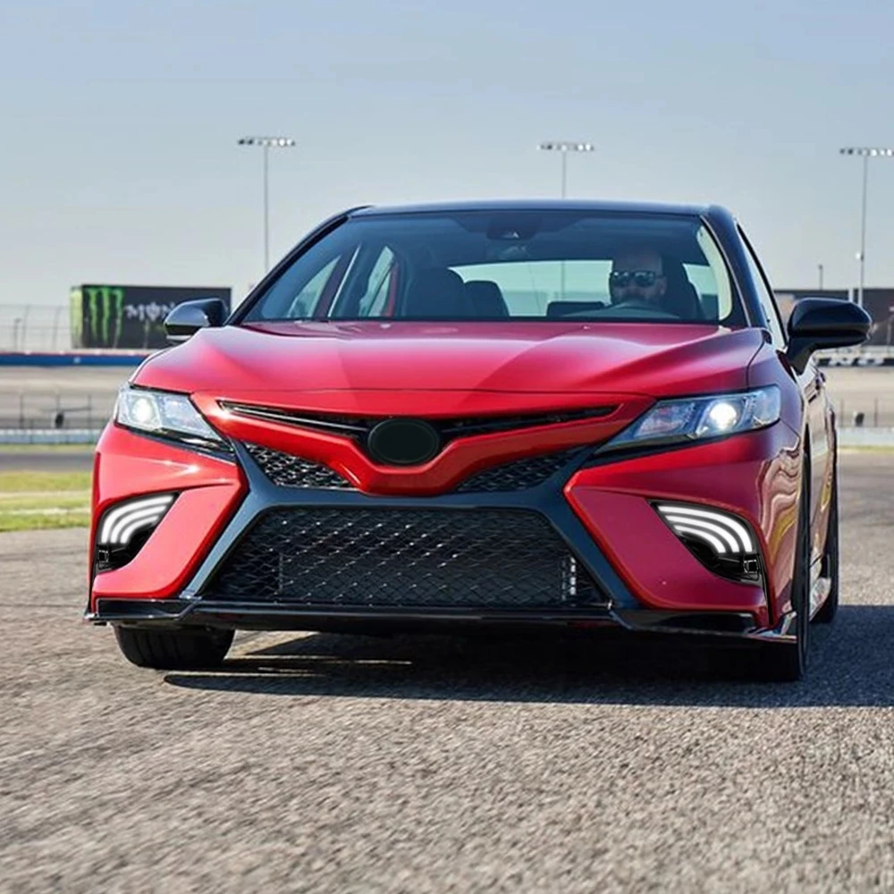 Дневные ходовые огни OKEEN Drl, 2 шт., для Toyota Camry 2021 2022, поворотный сигнал, потоковые фары, противотуманные фары, аксессуары, 12 В (art.: 3920bbc7971bf) - 3920bbc7971bf