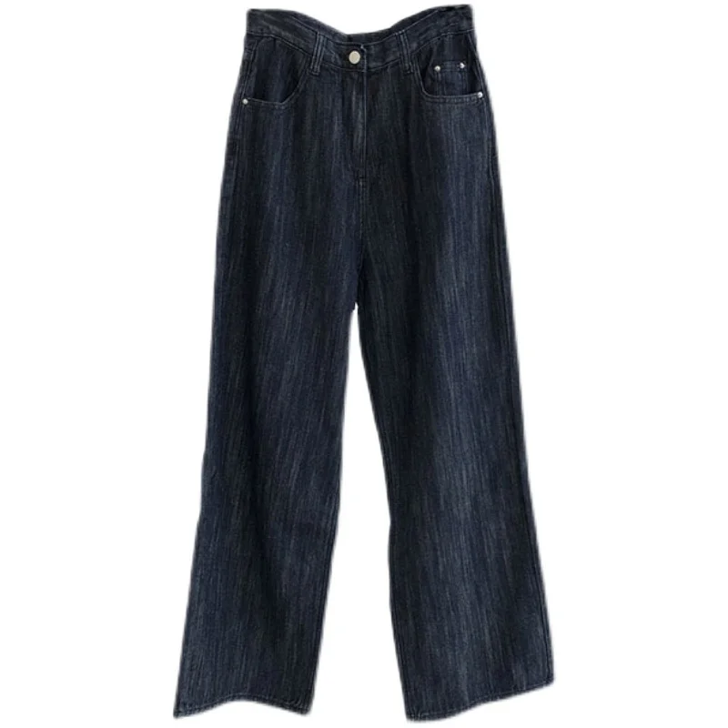 Женские повседневные мешковатые джинсовые брюки в стиле ретро Харадзюку