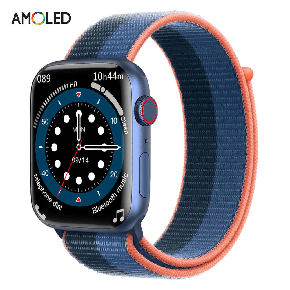 

W27 Smart Watch Blue Band Health Heart Rate/Sleep Monitor Fitness Tracker Smart Watch GPS NFC Watch (45mm 1.81" AMOLED)