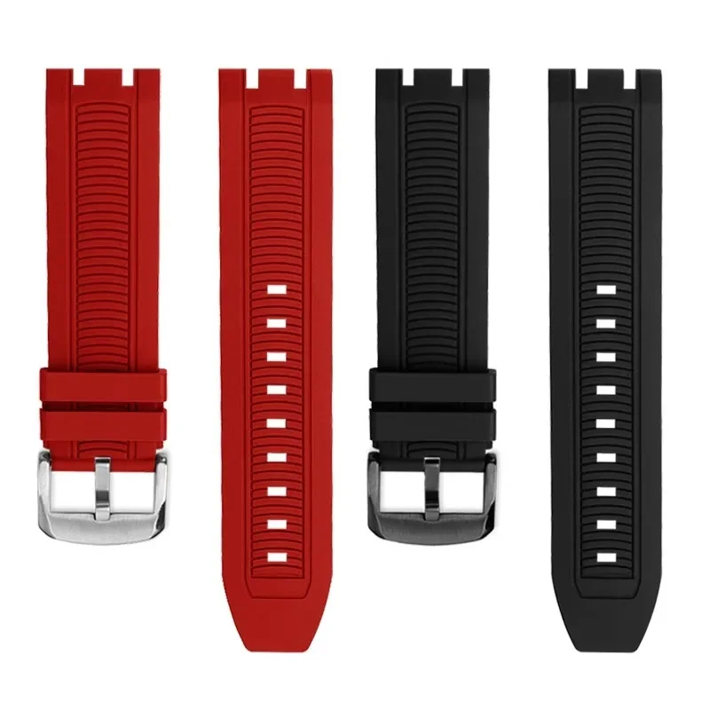 Спортивная силиконовая резина 22 мм для Tissot Racing T115417A Series, специальный ремешок для часов с двойным вырезом T115.427, мужская цепочка для часов (art.: 3920d2d8a292d) - 3920d2d8a292d
