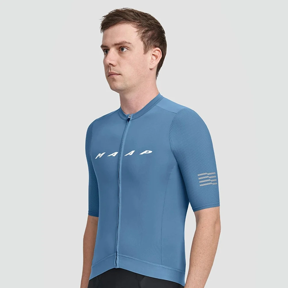 

MAAP летняя одежда для дорожного велосипеда, рубашки для горного велосипеда, дышащие топы, мужские велосипедные Джерси, велосипедная быстросохнущая спортивная одежда с коротким рукавом