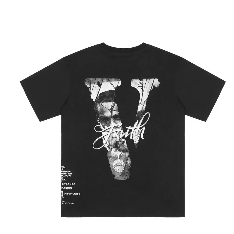 

VLONE Men T Shirt 100% Cotton Original Brand Streetwear Women's T-shirt USA Summer Short Sleeve Hip Hop Tshirt Pop Smoke Boy
