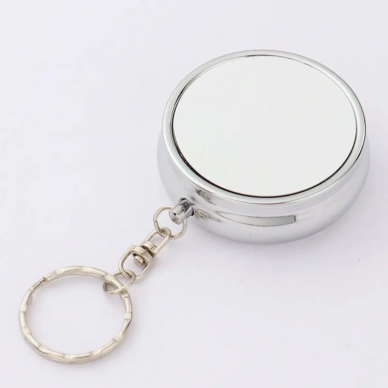 

Sublimation Creative Keychain Astray Blank Heat Transfer Priting Keychain DIY Smoking Ash Tray Gift