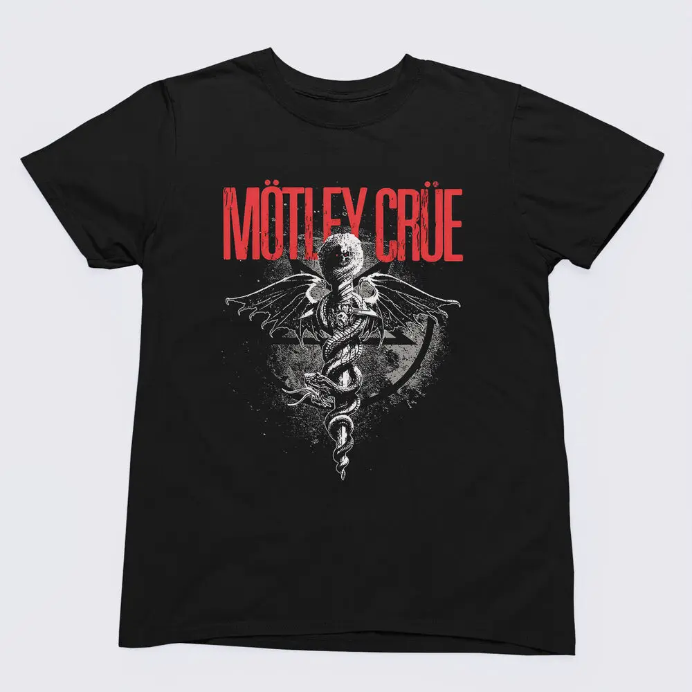 Футболка с рисунком Mötley Crüe Winged Skull — мужская и женская футболка