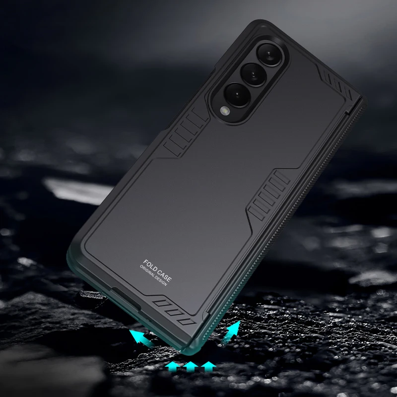 For Samsung Galaxy Z Fold 4 Case All-inclusive Hinge Armored Drop Protection For Galaxy Z Fold 4 Shockproof Back Cover