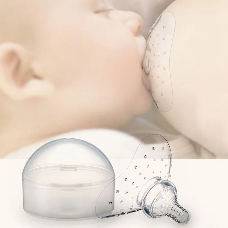 1PCS Silicone Nipple Protector Feeding Mother Cover Protection Breastfeeding Transparent Breast Pad Women Milk Extractor |