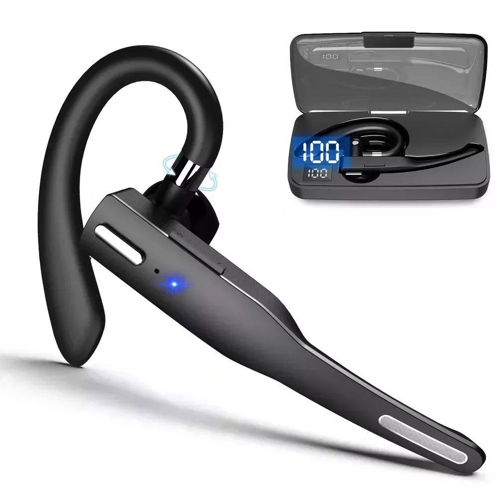 

NEW2023 New2022 YYK525 Wireless Headset Single Ear Hanging Ear Type Business Model With Charging Compartment Long Standby