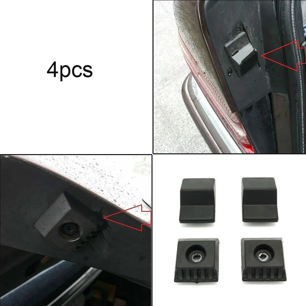 

4pcs Black Trunk Stop Buffer A1247580044 For Mercedes E Class W124 A124 C124 541301081 A1247580144 Trunk Stopper Pad