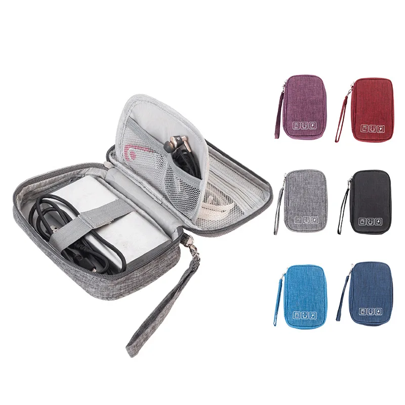 

Cable Gadget Organizer Storage Bag Pouch Portable Electronic Accessories Case For Cord Charger Hard Drive Earphone USB SD Card