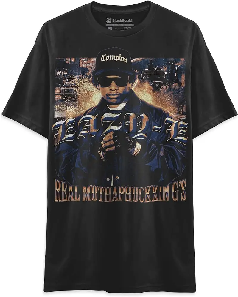 Ретро винтажная Классическая футболка Eazy E в стиле унисекс