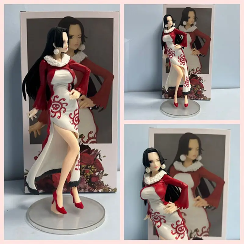 24 см милое Аниме One Piece Boa Hancock зимнее китайское платье Ver. ПВХ экшн-Фигурка Статуя