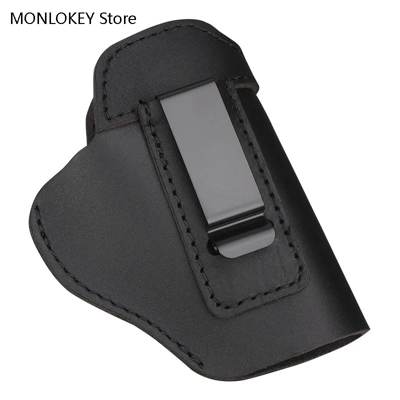 Кожаная кобура IWB тактическая охотничья скрытая переноска для пистолета G17 19 22 23 26