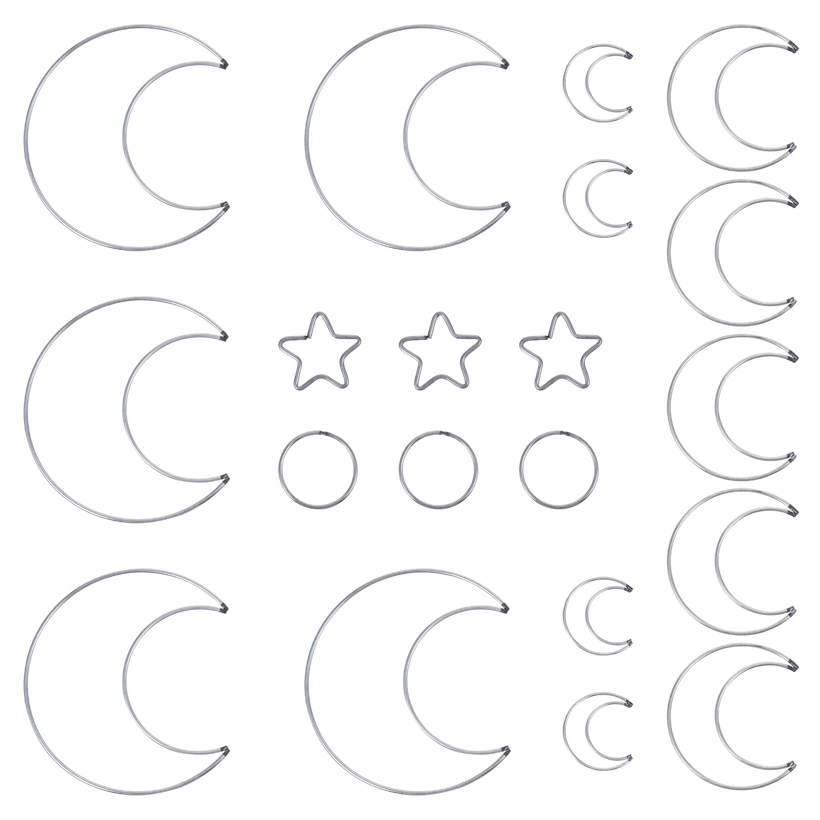 

Hoop Metal Macrame Ring Catcher Dream Circle Floral Wreath Diy Rings Moonstar Indian Craftscross Hoops Dreamcatcher Silver