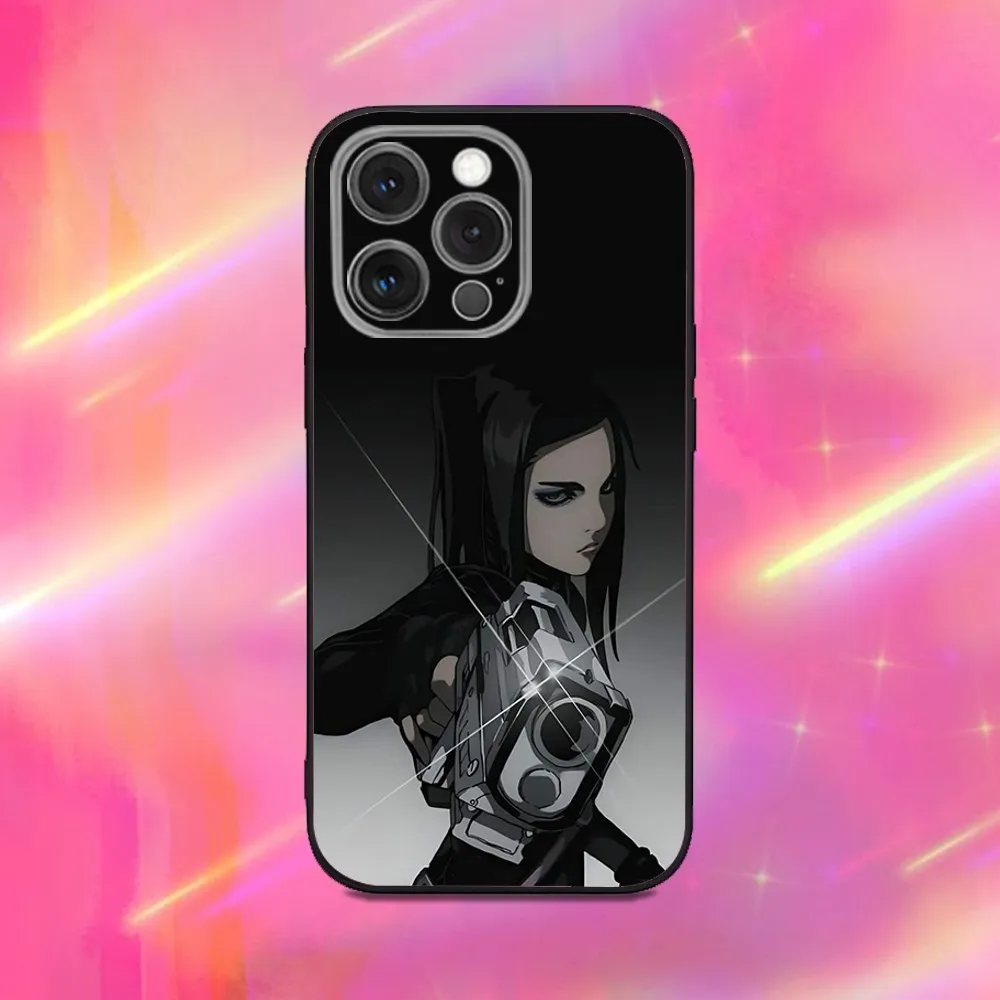 Чехол для телефона с изображением аниме E-ergo P-Proxy iPhone 16 15 14 13 12 11 Pro Max Plus X XS XR SE 8 7 Mini