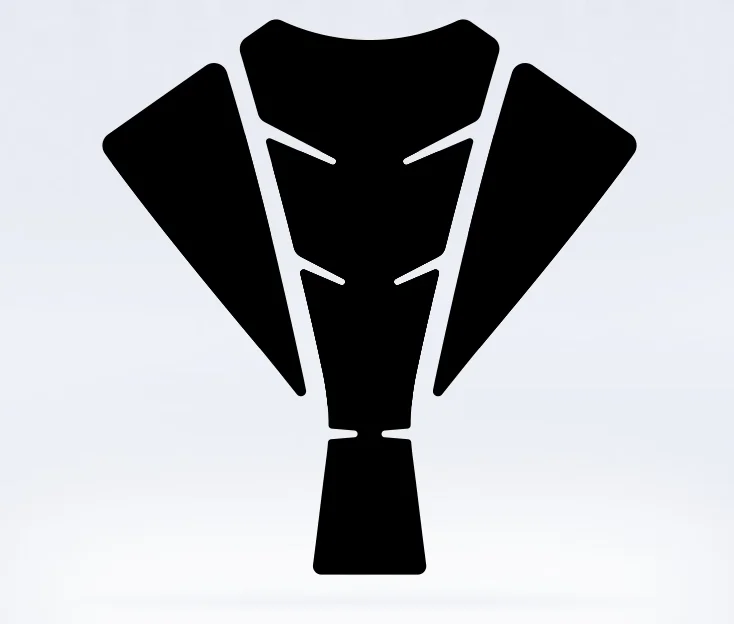 Для KAWASAKI Z1000 мотоциклетный Противоскользящий коврик для топливного бака боковой