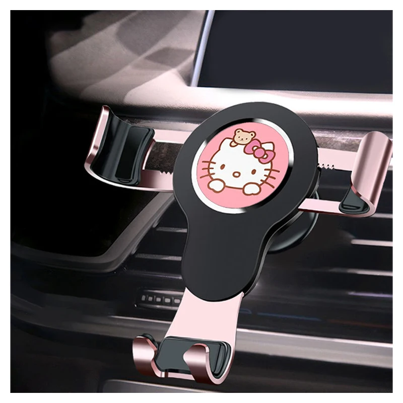 

Sanrios Hellokittys Kawaii аниме периферийная фотография кронштейн Автомобильная вентиляционная решетка Штатив для навигации