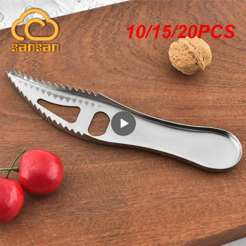 

10/15/20 шт., портативная рыбочистка из нержавеющей стали