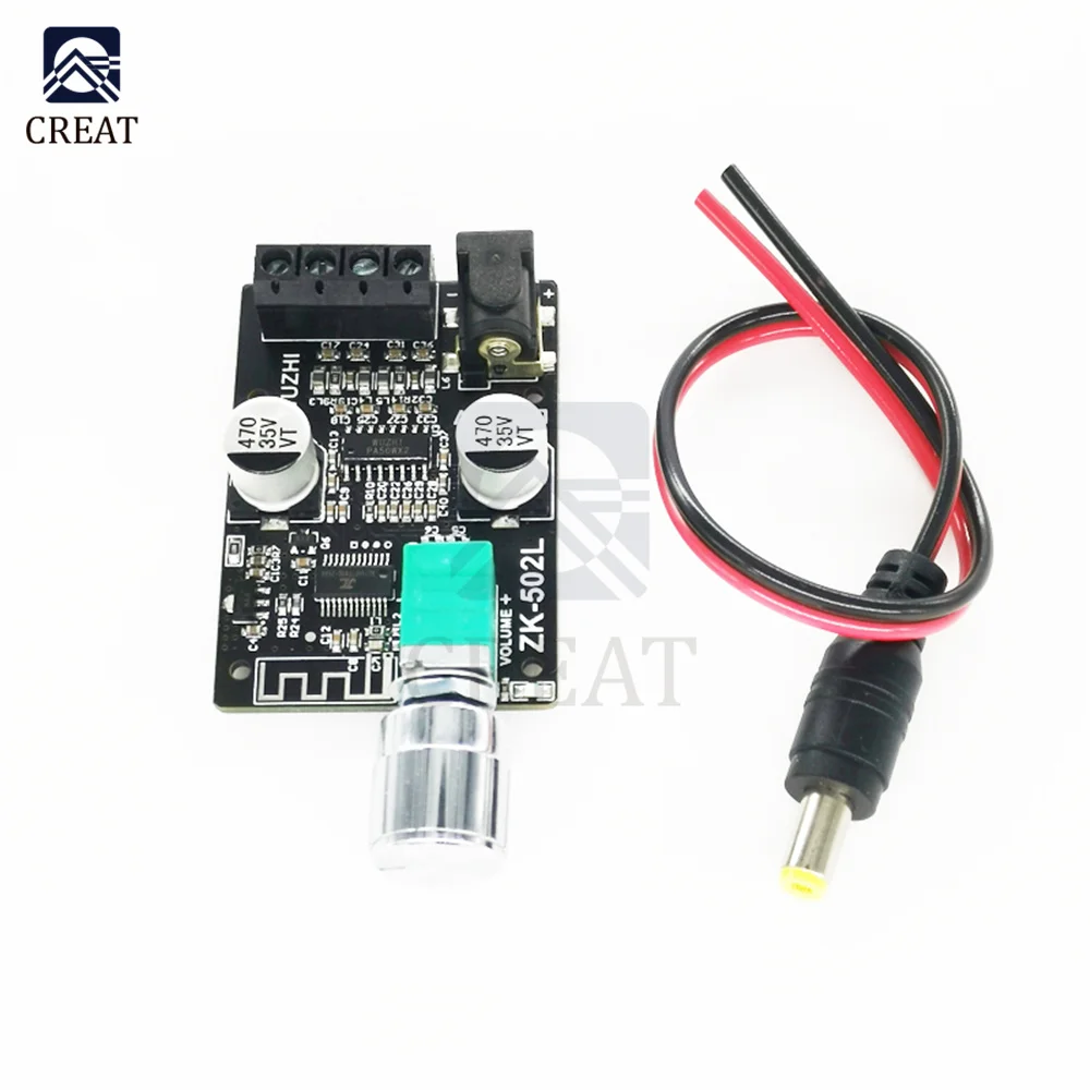 ZK-502L Audio колонки DIY Bluetooth 5 0 цифровой усилитель высокой мощности стереоплата 50WX2 502L
