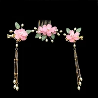 traditional handmade magnolia hair clip women hair clip hanfu girl hair clips hairpin