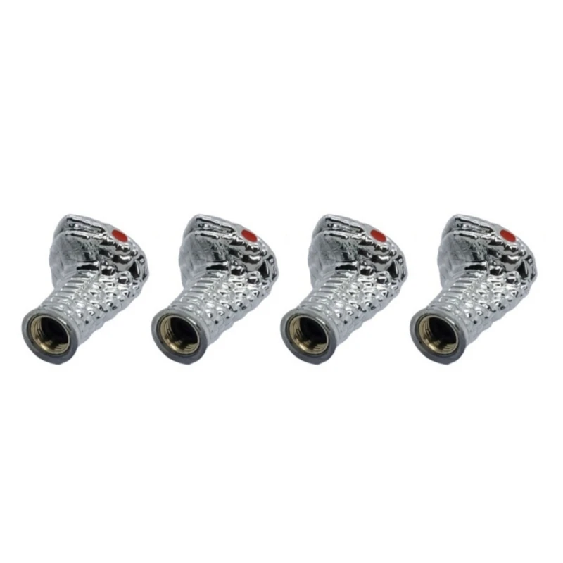 4 шт. шины в форме головы змеи клапаны для шин крышка штока воздушные герметичная