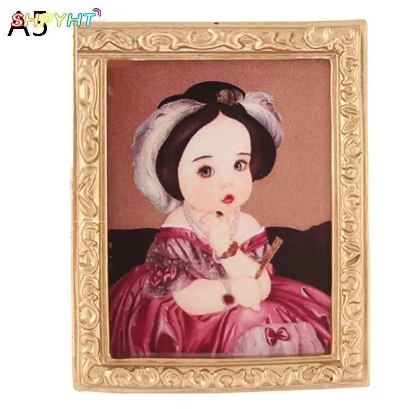 hot sale 112 112 scale photos oil painting mural wall picture for 112 dollhouse miniature miniaturas casa de munecas free global shipping