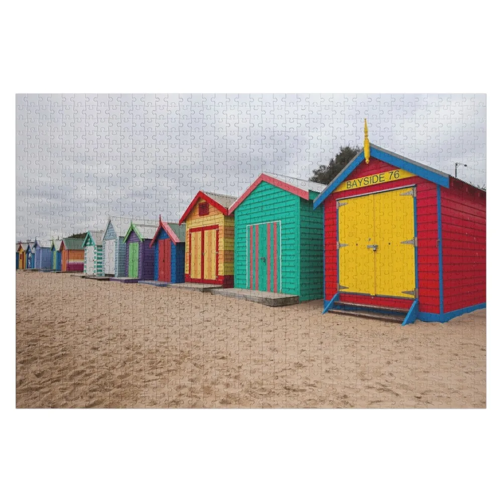 Пляжные коробки Brighton головоломка деревянное имя деревянная игрушка подарочная