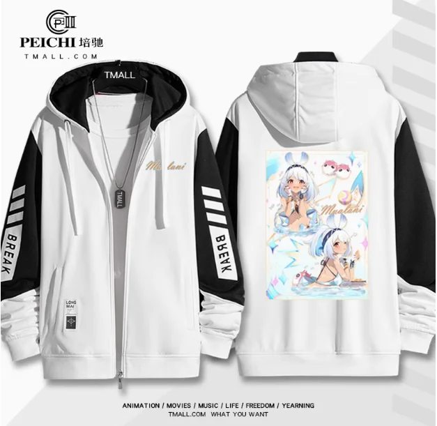 Толстовка с капюшоном в стиле аниме Genshin Impact Muinaa осенне-зимнее пальто для мужчин и